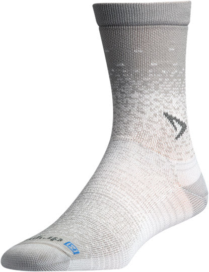 Drymax Thin Running - Crew Socks Gray/White