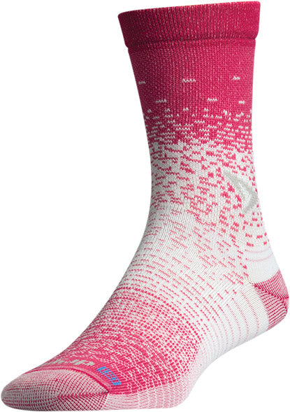 Drymax Thin Running - Crew Socks October Pink/White