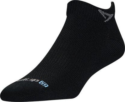 Drymax Thin Running - Mini Crew Socks Black