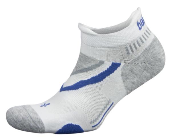 Balega UltraGlide - No Show Socks White/Midgrey