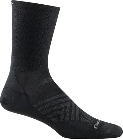 Darn Tough Men's Run Ultra-Lightweight - Micro Crew Socks Black