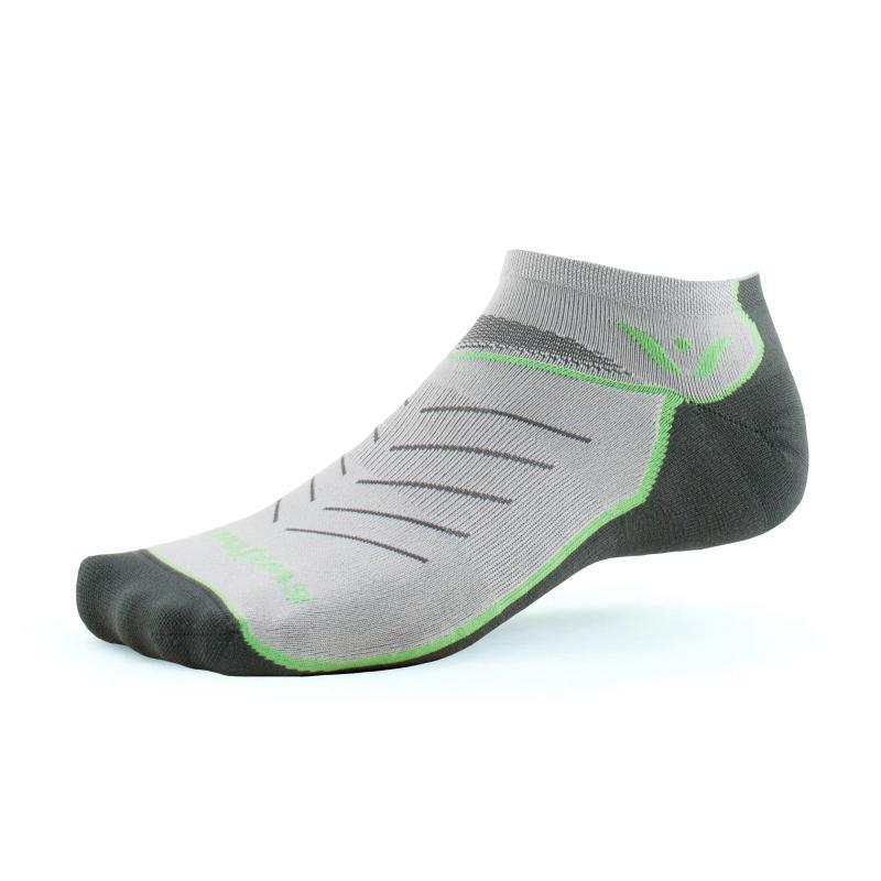 Swiftwick Vibe Zero - No Show Socks Green