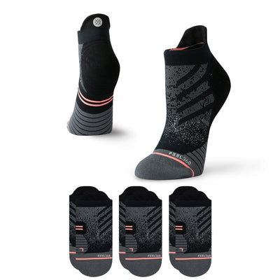Stance Women's Run - Tab (3-Pack) Socks Black
