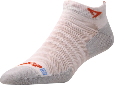 Drymax Extra Protection Hyper Thin Running - Mini Crew Socks White/Gray