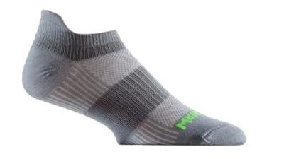 Wrightsock Coolmesh II - Tab Socks Steel Grey