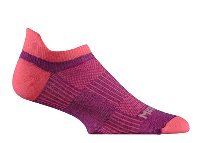 Wrightsock Coolmesh II - Tab Socks Plum/Pink