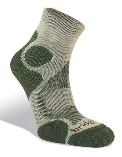 Bridgedale Coolfusion Trail Diva - Women's (Clearance) Socks Stone/Sage