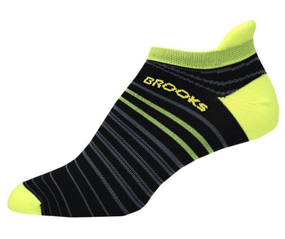 Brooks Radical Lightweight Tab (Clearance) Socks Black/Nightlife