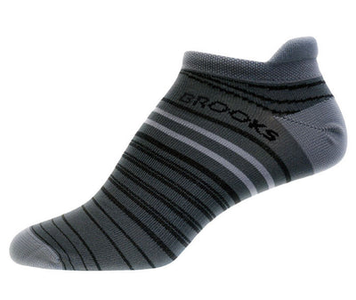 Brooks Radical Lightweight Tab (Clearance) Socks Asphalt/Black