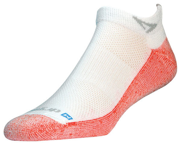 Drymax Maximum Protection Running - Mini Crew Socks White/Orange