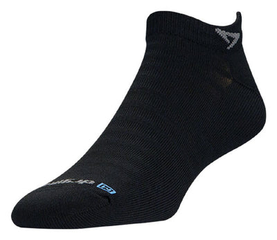 Drymax Hyper Thin Running - Mini Crew Socks Black