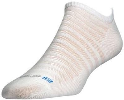 Drymax Hyper Thin Running - No Show Socks White