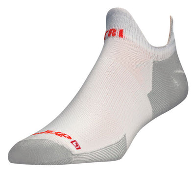 Drymax Triathlete - Double Tab Socks White