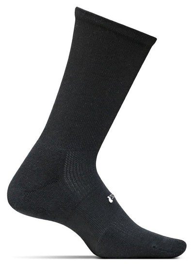Feetures High Performance Cushion - Crew Socks Black