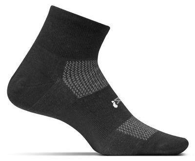 Feetures High Performance Ultra Light - Quarter Socks Black