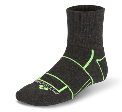 FitSok Trail Cushion - Trail Cuff (3-Pack) (Clearance) Socks Charcoal