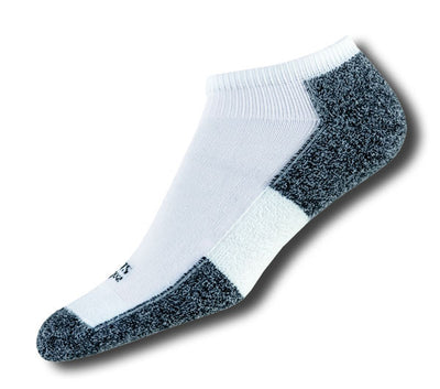 Thorlo Thin Cushion Men - Micro Mini (Clearance) Socks White/Black