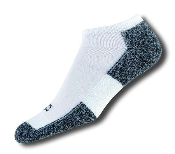 Thorlo Thin Cushion Men - Micro Mini (Clearance) Socks White/Black