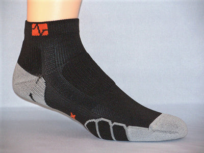 Vitalsox Light Weight - Ped (Low Cut) Socks Black