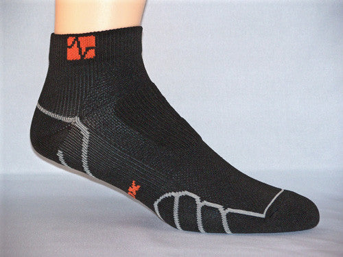 Vitalsox Ultra Light Weight - Ped (Low Cut) Socks Black