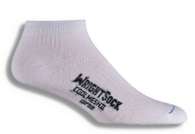 Wrightsock Coolmesh II - Lo Socks White