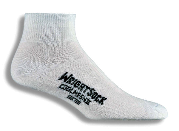 Wrightsock Coolmesh II - Quarter Socks White
