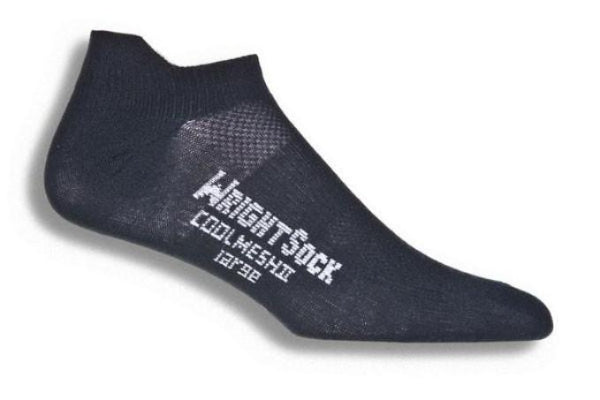 Wrightsock Coolmesh II - Tab Socks Black
