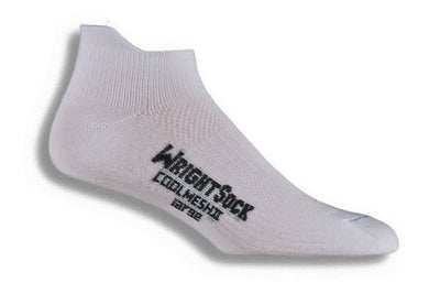 Wrightsock Coolmesh II - Tab Socks White