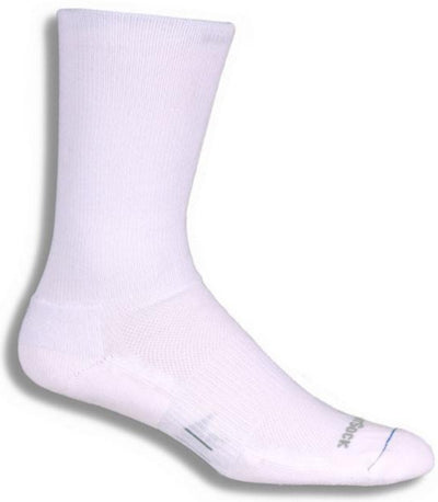 Wrightsock Stride - Crew Socks White