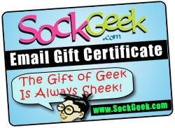 Sock Geek Gift Cards - Via Email Gift Cards 