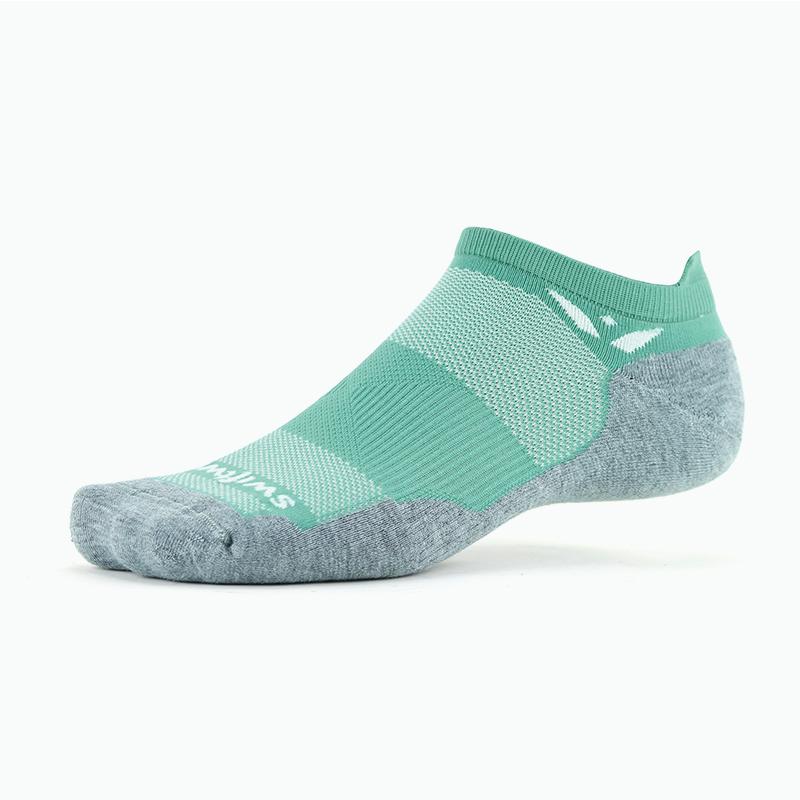 Swiftwick Maxus Zero - No Show w/Tab Socks Waterfall Blue