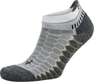 Balega Silver - No Show Socks White/Grey