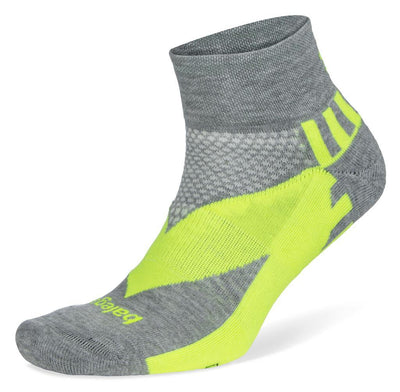 Balega Enduro Reflective - Quarter Socks Midgrey/Neon Lime