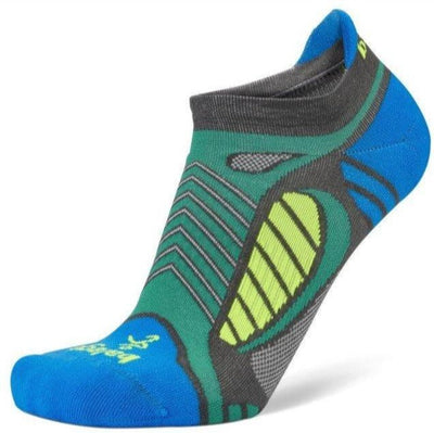 Balega Ultralight - No Show Socks Light Grey/Bright Turquoise