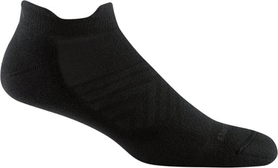 Darn Tough Men's Coolmax Run Ultra-Lightweight - No Show Tab Socks Black