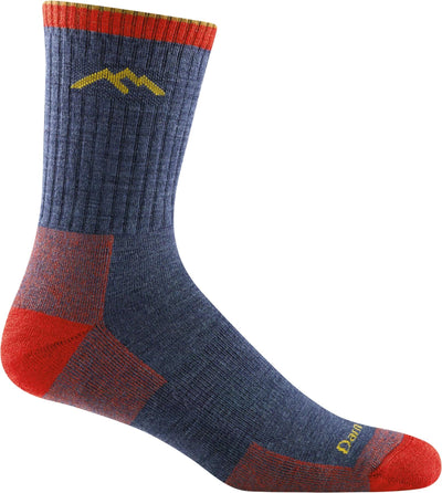 Darn Tough Men's Hiker Midweight - Micro Crew Socks Denim