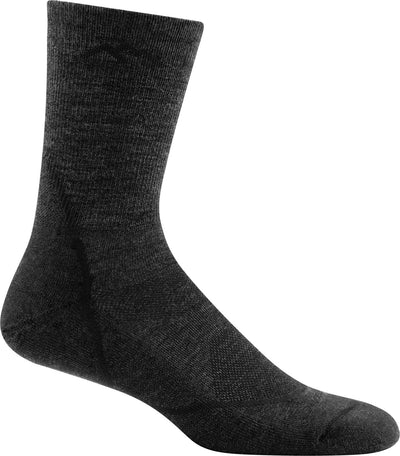 Darn Tough Men's Light Hiker Lightweight - Micro Crew Socks Black