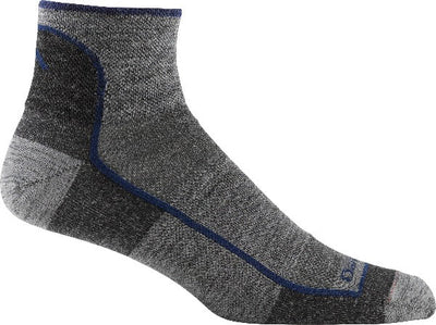 Darn Tough Men's Lightweight Athletic - Quarter Socks Charcoal