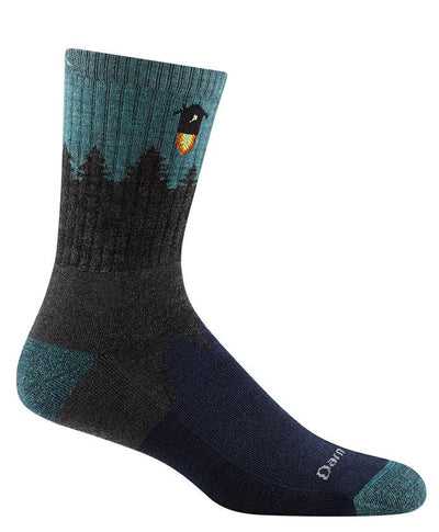 Darn Tough Men's Number 2 Hiker Midweight - Micro Crew Socks Gray