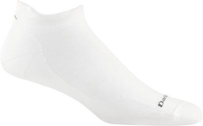 Darn Tough Men's Run Ultra-Lightweight - No Show Tab Socks White