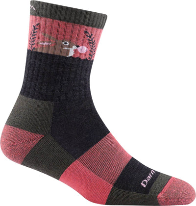 Darn Tough Women's Bubble Bunny Hiker Lightweight - Micro Crew (Clearance) Socks Charcoal