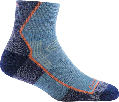 Darn Tough Women's Hiker Midweight - Quarter Socks Dusk Denim