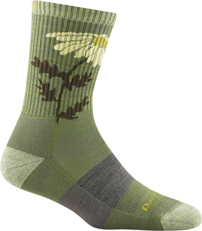 Darn Tough Women's Queen Bee Hiker Lightweight - Micro Crew (Clearance) Socks Willow