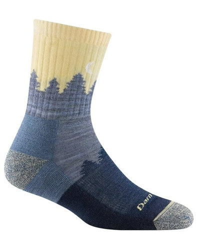 Darn Tough Women's Treeline Hiker Midweight - Micro Crew Socks Light Denim