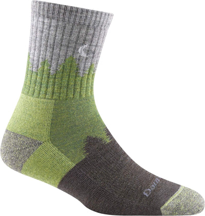 Darn Tough Women's Treeline Hiker Midweight - Micro Crew Socks Willow