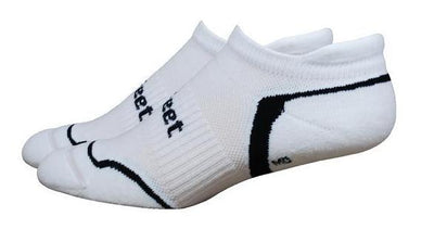 Defeet D-Evo Tabby Socks White w/Black