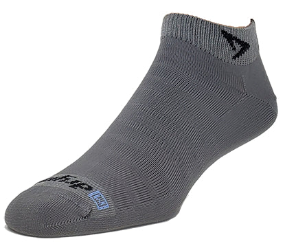 Drymax Hyper Thin Running - Mini Crew Socks Dark Gray