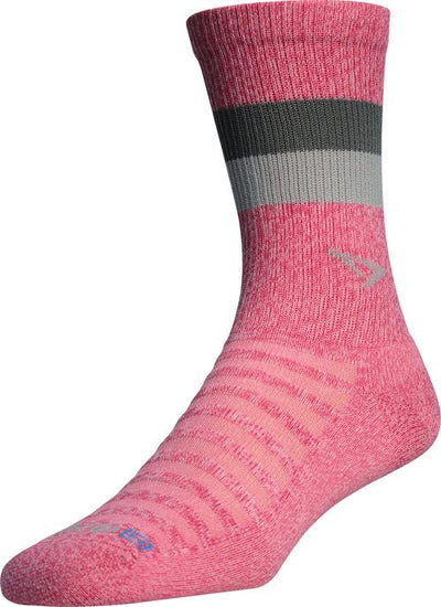 Drymax Running Lite-Mesh - Crew Socks Pink/Anthracite/Gray