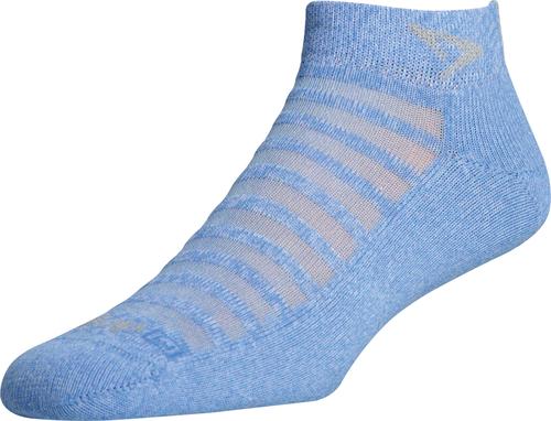 Drymax Running Lite-Mesh - Mini Crew Socks Sky Blue Heathered