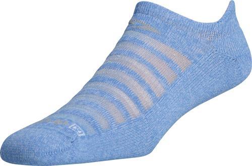 Drymax Running Lite-Mesh - No Show Tab Socks Sky Blue Heathered
